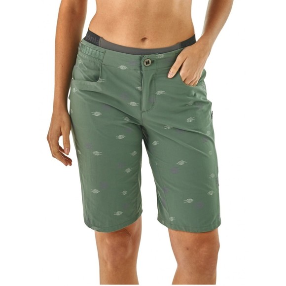 Patagonia Pants - Patagonia Dirt Craft Shorts 6 Green Printed Adjustable Waist Bermuda Length